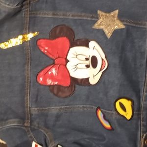 Girls Disney Minnie Mouse Jean Jacket NWT